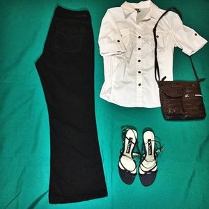 Calvin Klein Shape Black Jeans Size 31